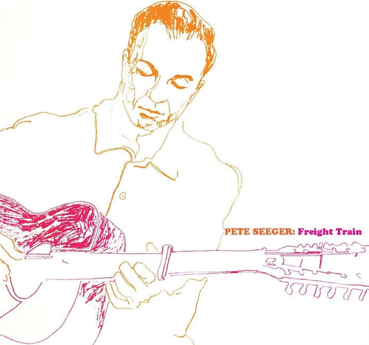 the album cover for Pete Seeger - Freight Train
