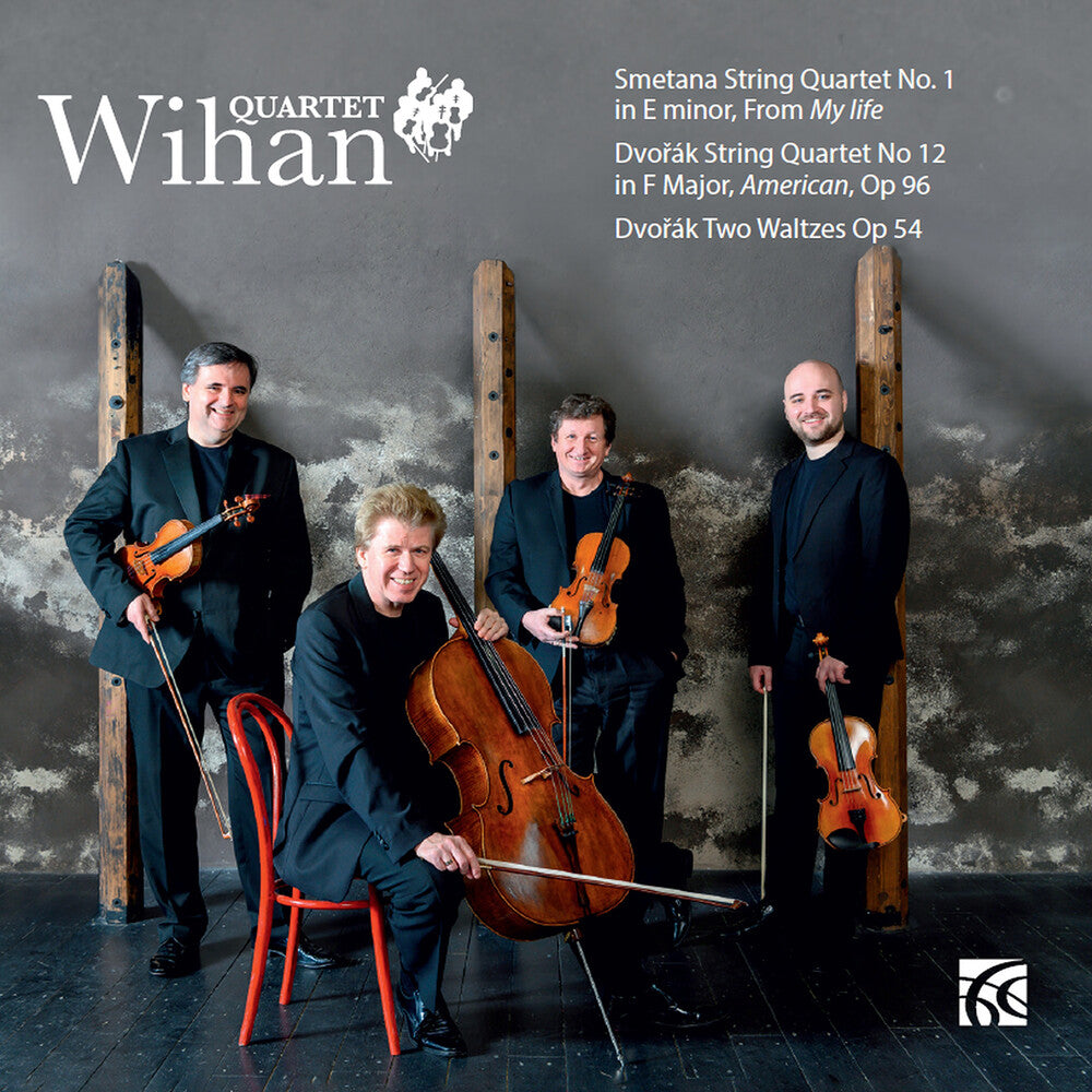 the album cover for Dvorak / Wihan Quartet - Works for String Quartet