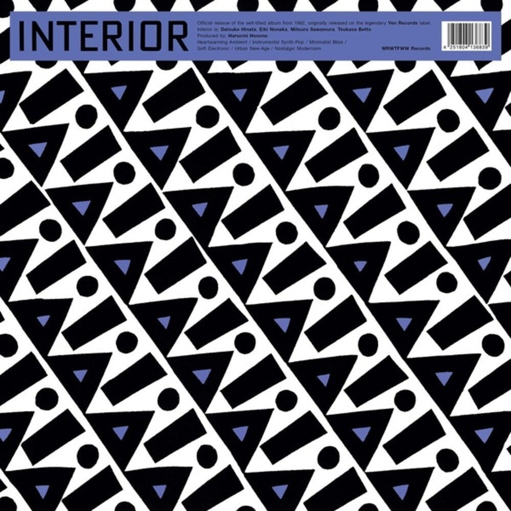 the album cover for Interior - Interior