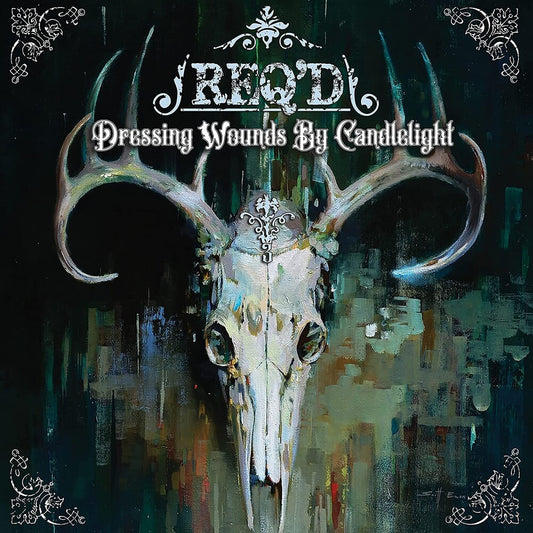 the album cover for REQ'D - Dressing Wounds By Candlelight