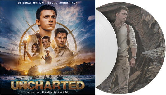 the album cover for Ramin Djawadi  (Colv) (Ogv) (Wht) - Uncharted - O.S.T. [Colored Vinyl] [180 Gram] (Wht)