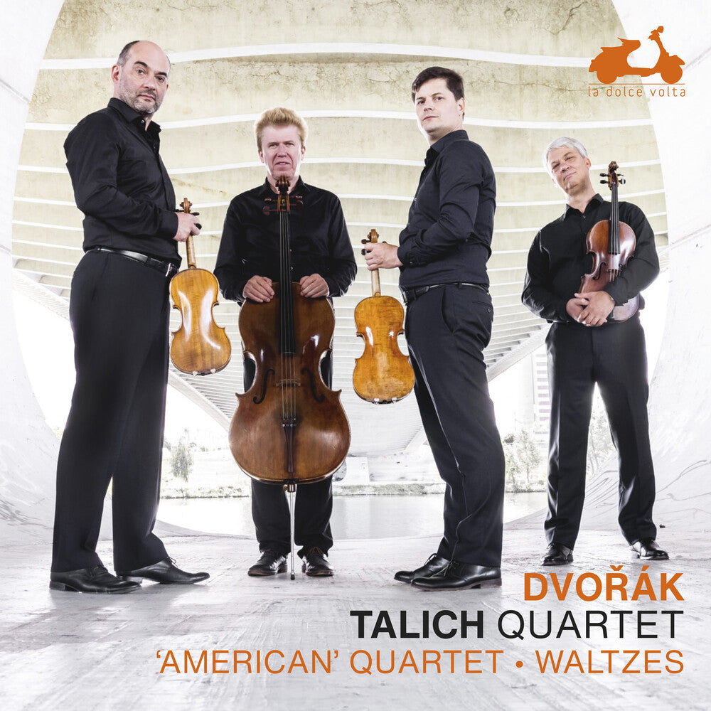 the album cover for Talich Quartet - Dvorak: American Quartet 8 Waltzes