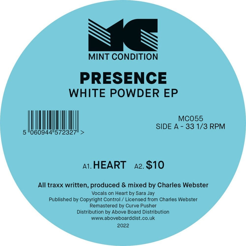 the album cover for Presence - White Powder (Ep)