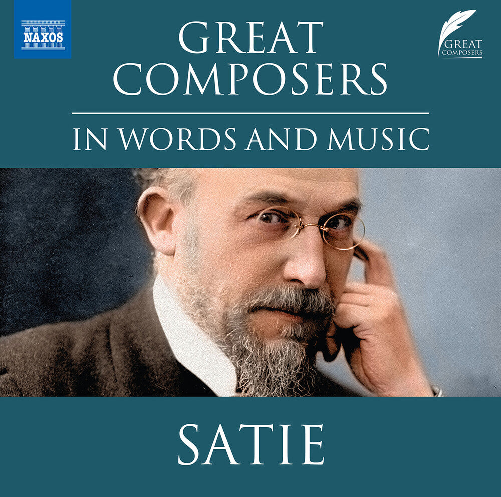 the album cover for Scott / Satie - Great Composers