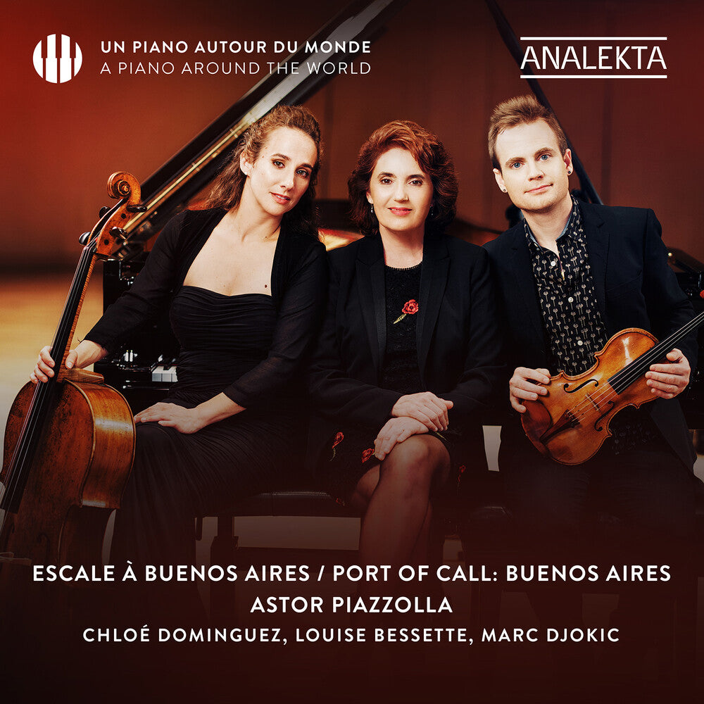 the album cover for Bessette / Piazzolla - Port Of Call