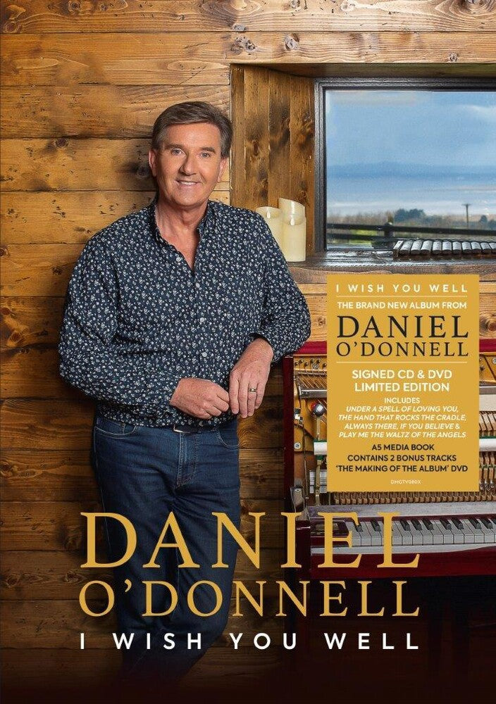 the album cover for Daniel O'Donnell - I Wish You Well (Bonus Dvd) [Deluxe] [Limited Edition] (Auto)