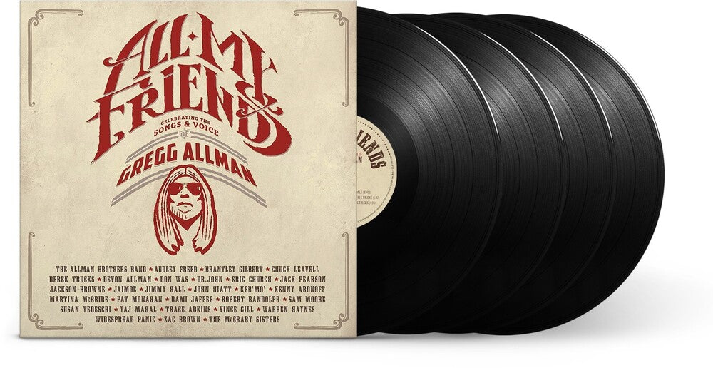 the album cover for Various Artists - All My Friends: Celebrating The Songs & Voice Of Gregg Allman [Vinyl Box Set]