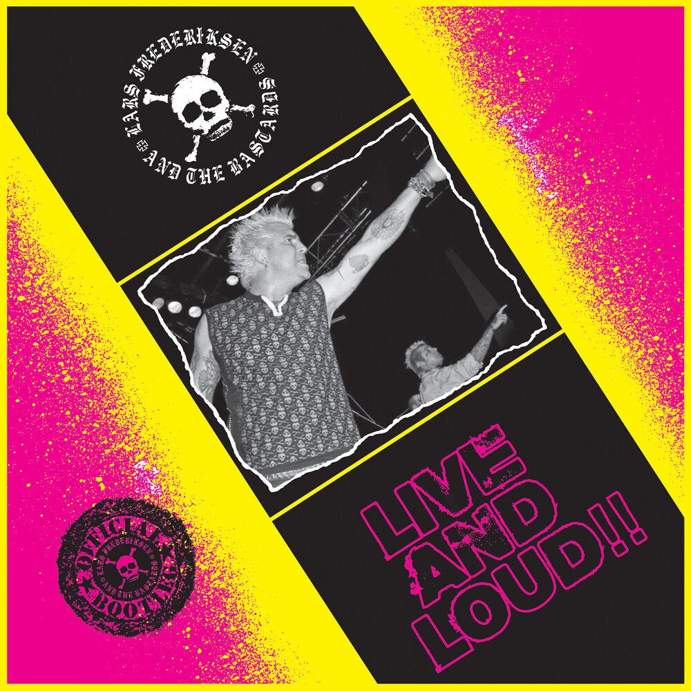 the album cover for Lars Frederiksen  & Bastards - Live 'n' Loud