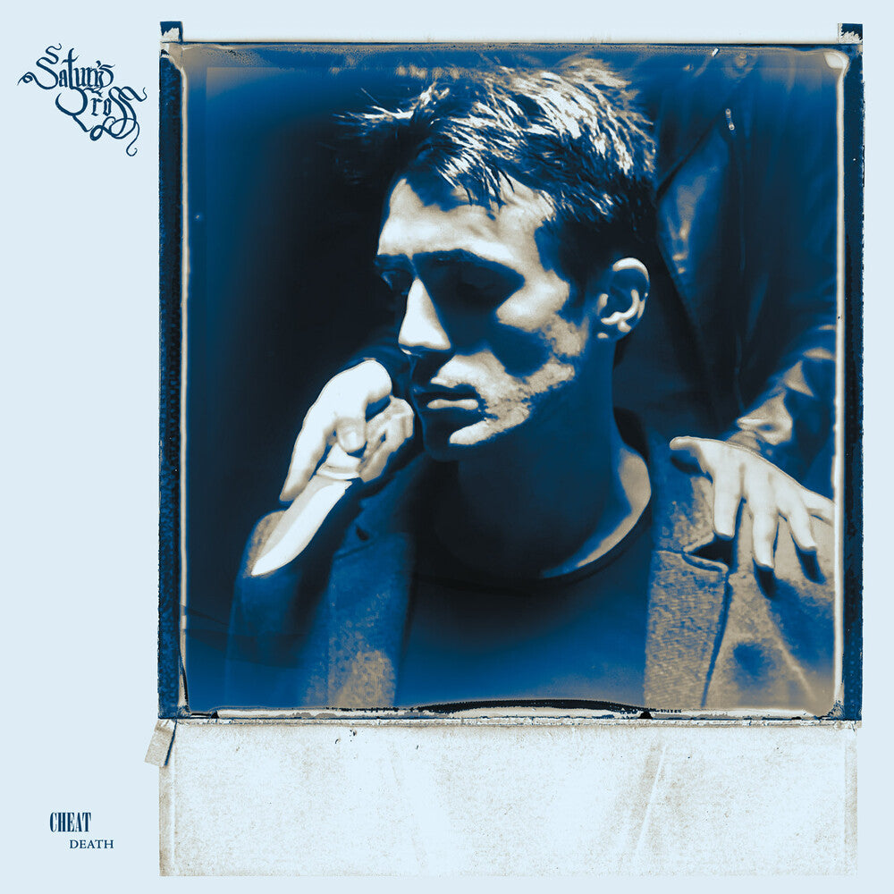 the album cover for Saturn's Cross - Cheat Death