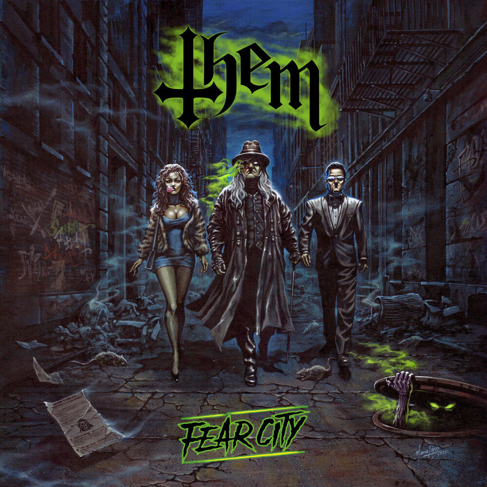 the album cover for Them - Fear City