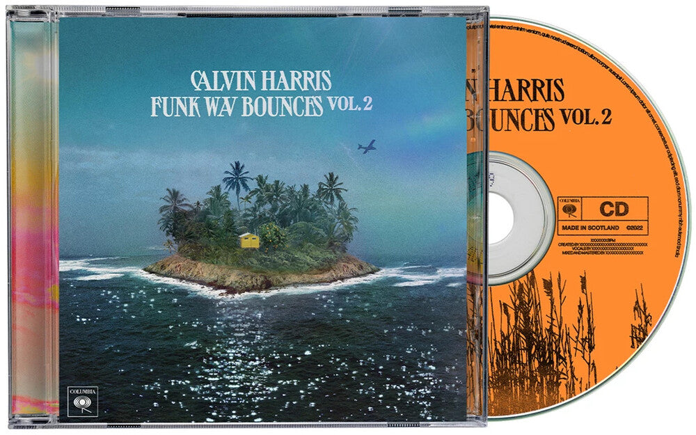 the album cover for Calvin Harris - Funk Wav Bounces Vol. 2