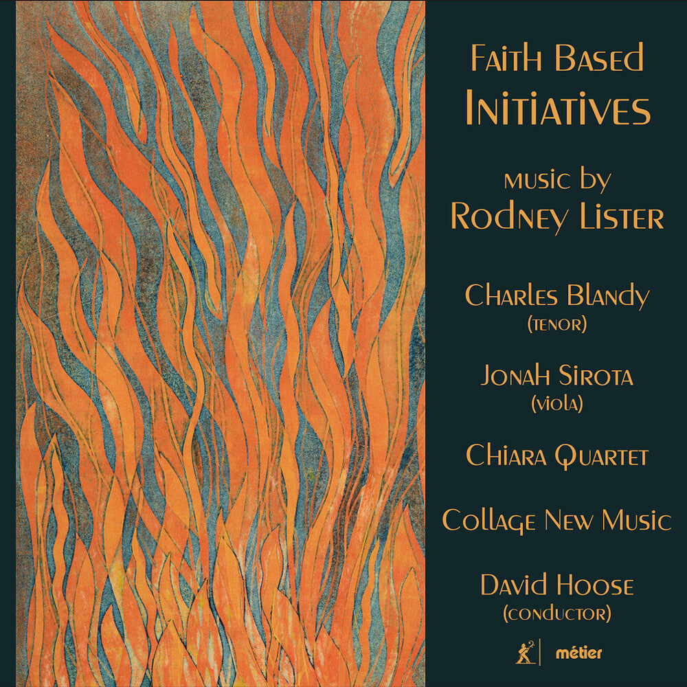 the album cover for Lister / Blandy / Collage New Music - Faith Based Initiatives
