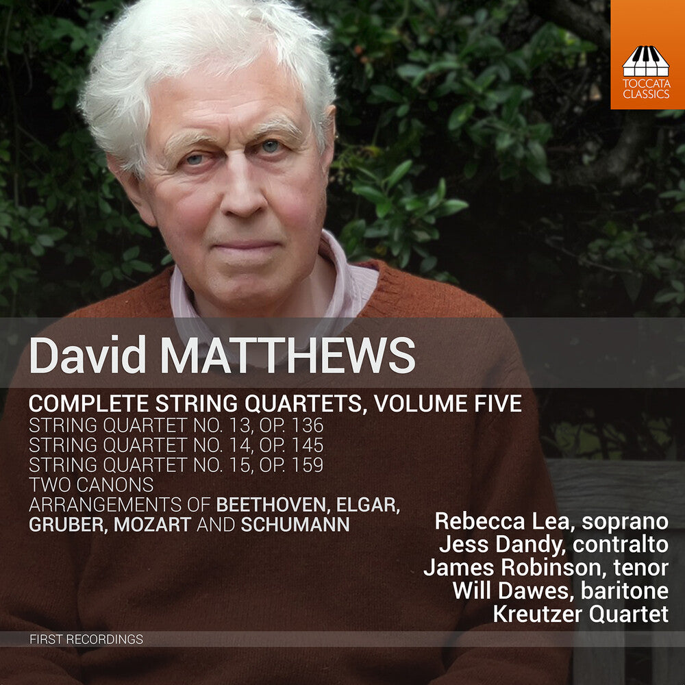 the album cover for Matthews / Lea / Trandafilovski - Complete String Quartets 5