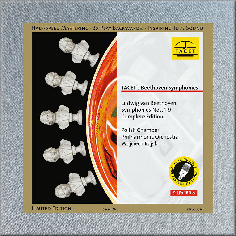 the album cover for Beethoven / Lee / Schola Cantor - Tacet's Beethoven Symphonies