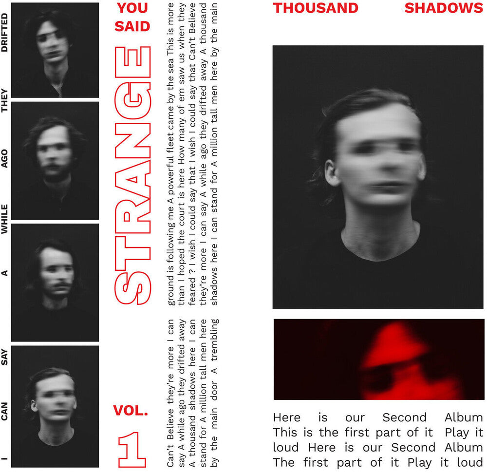 the album cover for You Said Strange - Thousand Shadows Vol. 1 - Red [Colored Vinyl] (Gate) (Red)