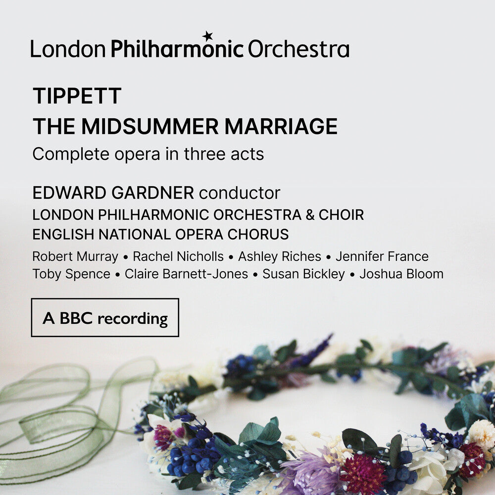 the album cover for London Philharmonic Orchestra - Tippett: A Midsummer Marriage