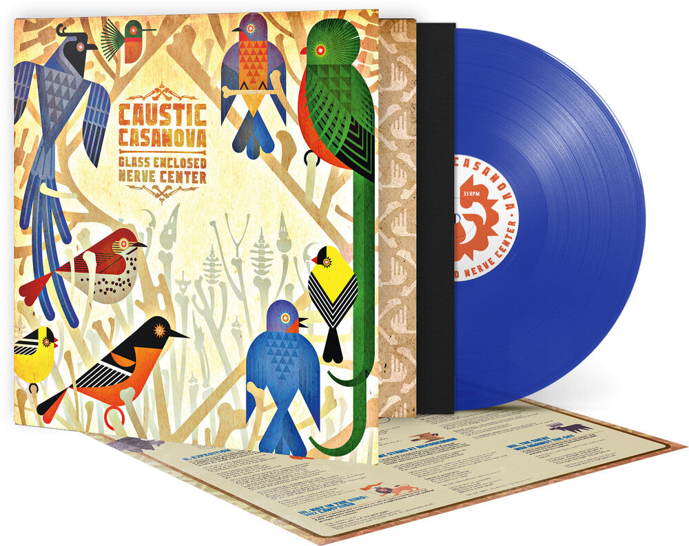 the album cover for Caustic Casanova - Glass Enclosed Nerve Center - Transparent Blue