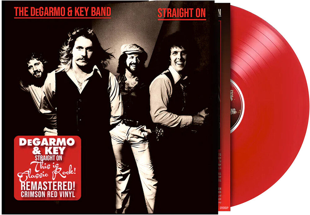 the album cover for DeGarmo & Key - Straight On