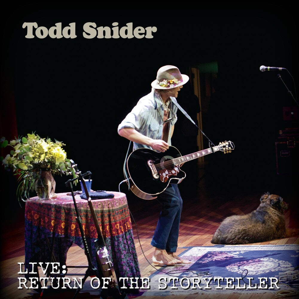 the album cover for Todd Snider - Live: Return Of The Storyteller