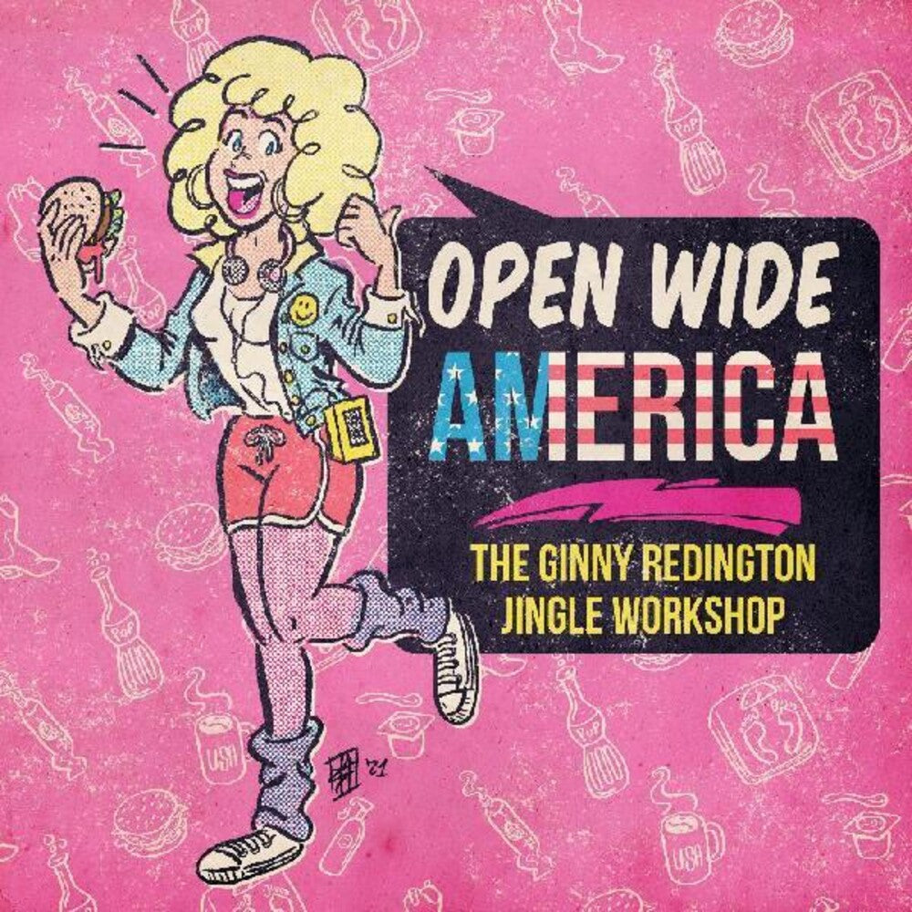 the album cover for Redington, Ginny - Open Wide America: The Ginny Redington Jingle