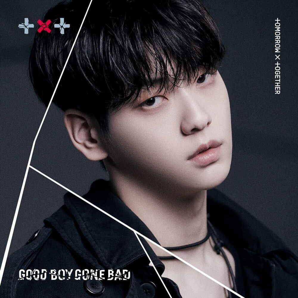 the album cover for TOMORROW X TOGETHER - Good Boy Gone Bad - Soobin Edition