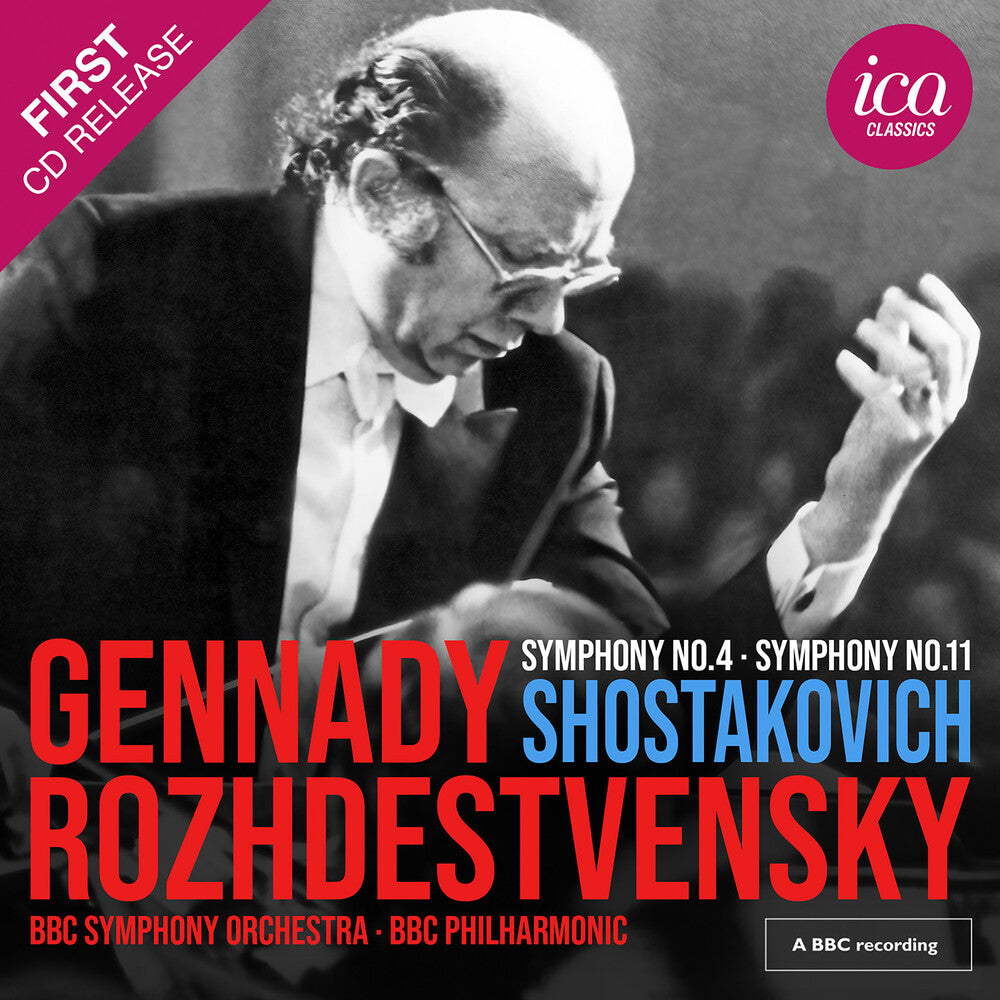 the album cover for Shostakovich / Rozhdestvensky - Symphonies 4 & 11 (2pk)