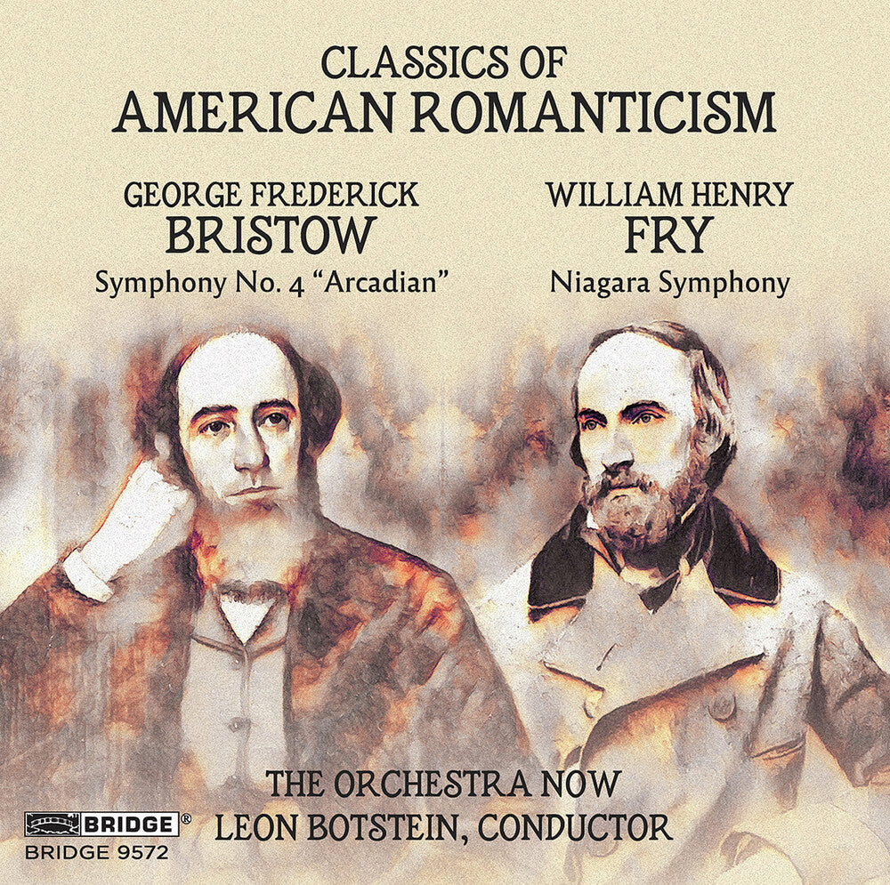 the album cover for Orchestra Now - Classics Of American Romantici