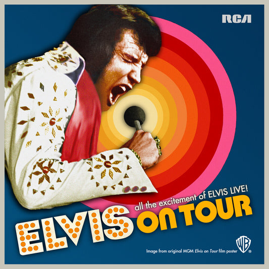 the album cover for Elvis Presley - Elvis On Tour [CD Box Set]