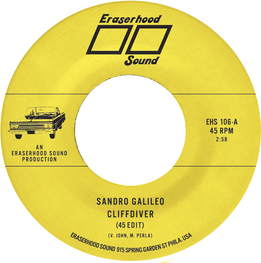 the album cover for Sandro Galileo - Cliffdiver / Smoke & Mirrors