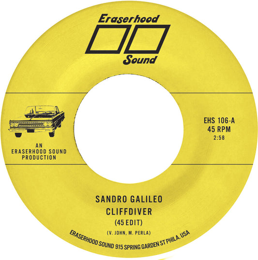 the album cover for Sandro Galileo - Cliffdiver / Smoke & Mirrors
