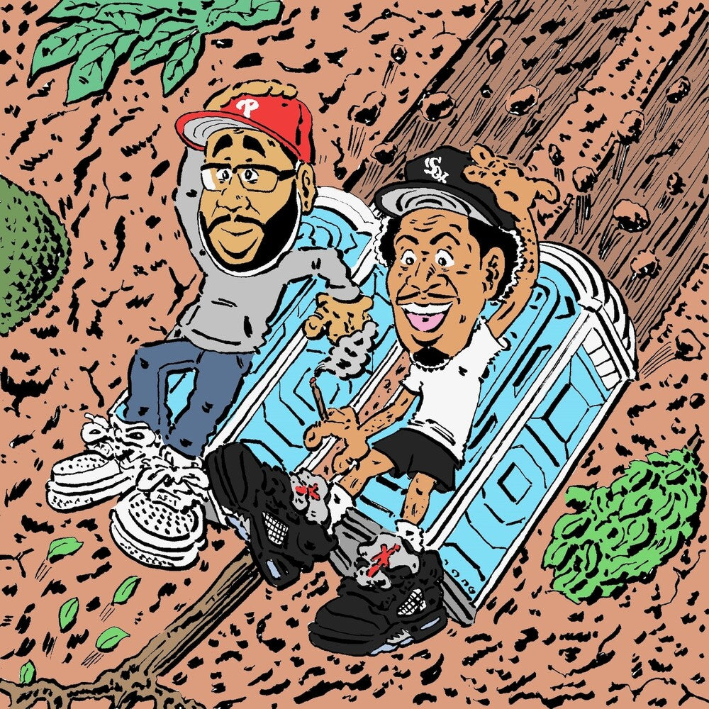 the album cover for Vic Spencer  / Small Professor - Mudslide (Brwn) [Colored Vinyl] [Limited Edition] (Wht) (Can)