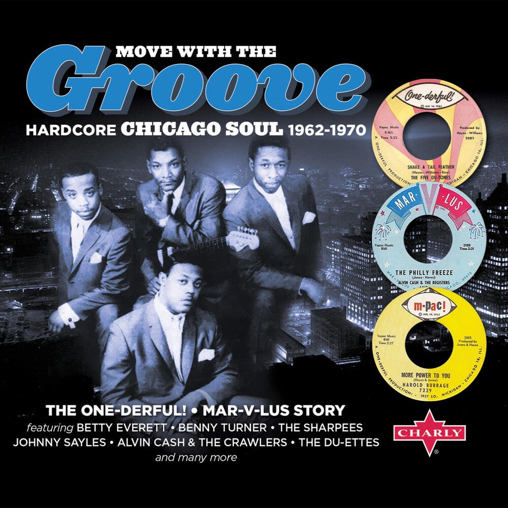 the album cover for Move With The Groove / Various (Digb) - Move With The Groove / Various (Digb)