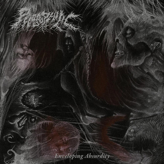 the album cover for Phobophilic - Enveloping Absurdity
