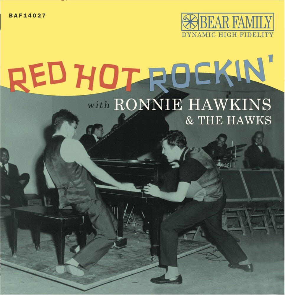 the album cover for Ronnie Hawkins - Red Hot Rockin' With Ronnie Hawkins & The Hawks