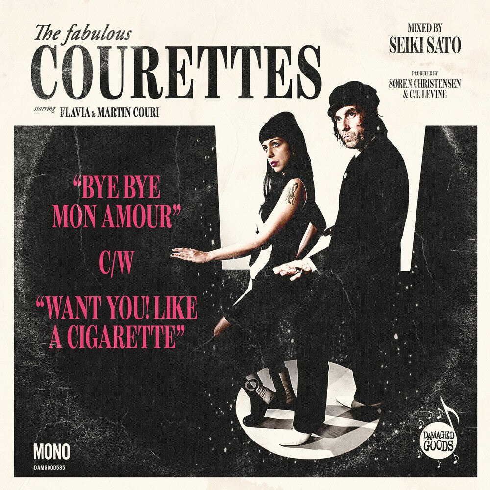 the album cover for Courettes - Bye Bye Mon Amour