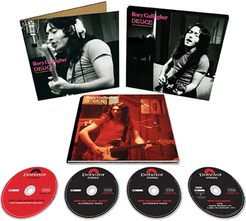 the album cover for Rory Gallagher - Deuce: 50th Anniversary [Deluxe 4CD Box Set]