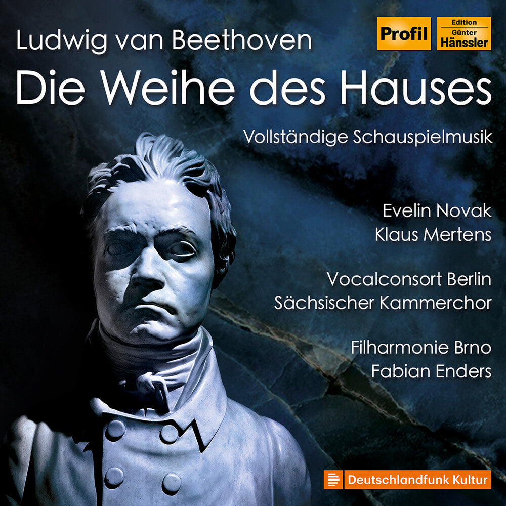 the album cover for Beethoven / Novak / Filharmonie Brno - Consecration of the House