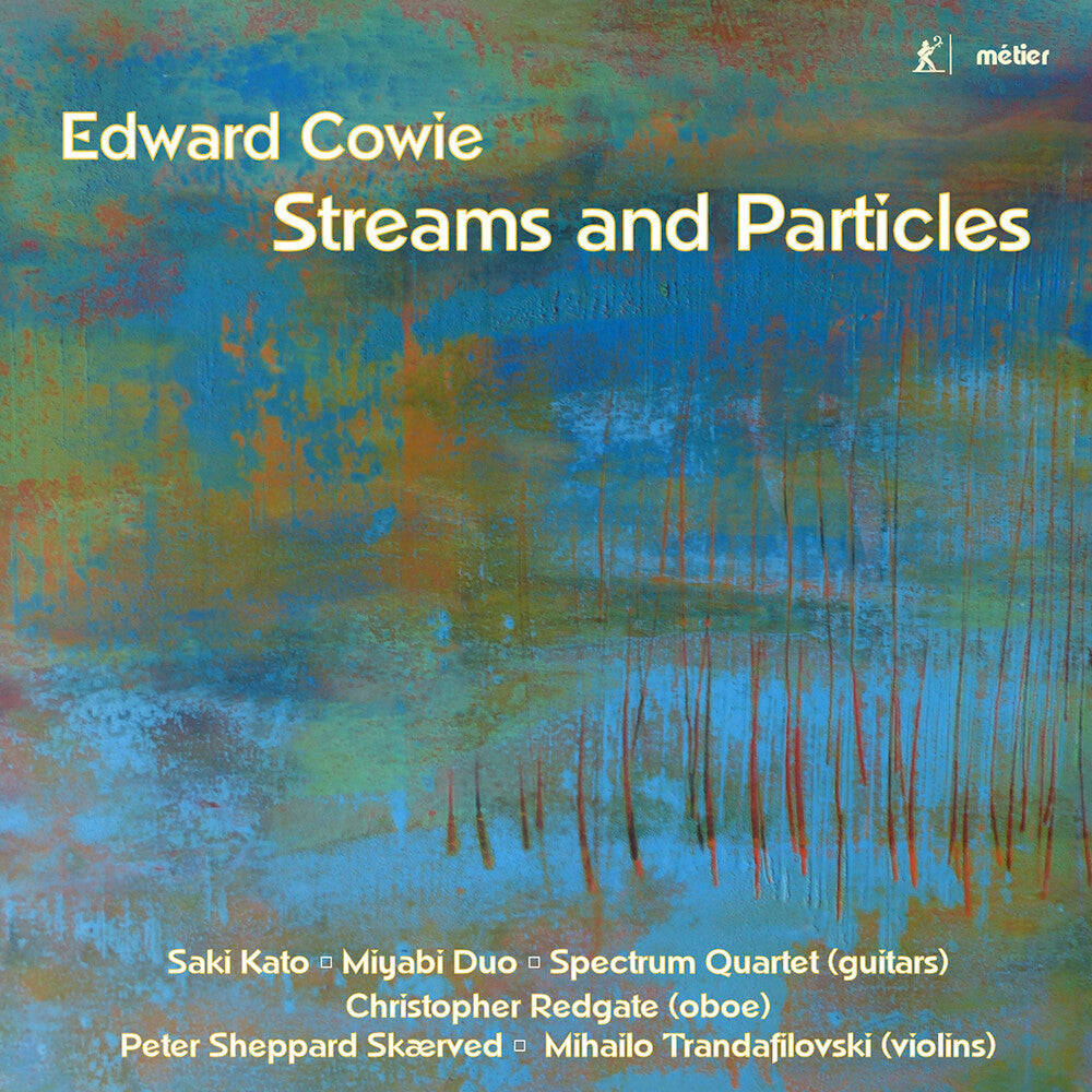 the album cover for Cowie / Skaerved - Streams & Particles