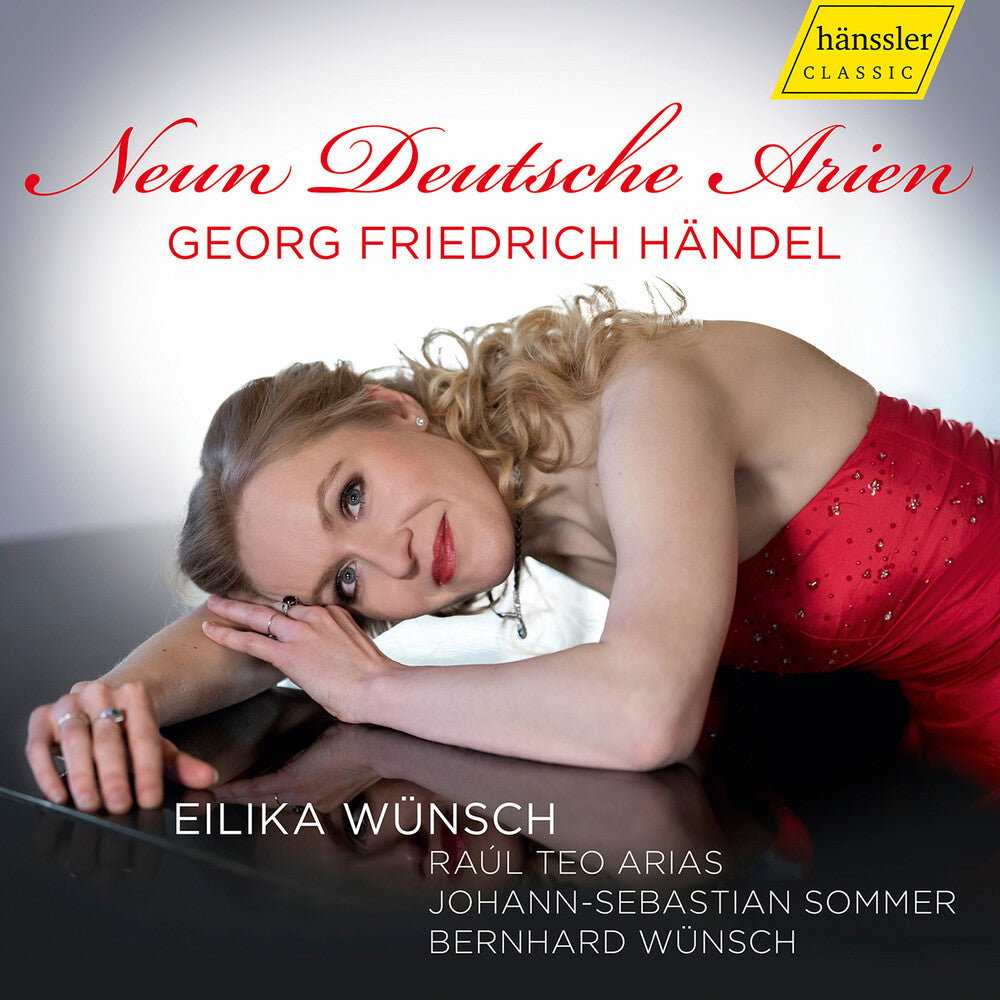 the album cover for Handel / Wunsch / Wunsch - Nine German Arias