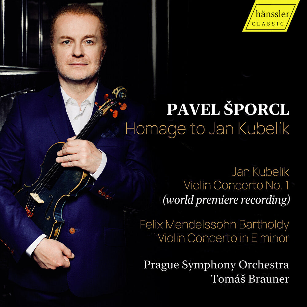the album cover for Mendelssohn / Prague Symphony Orch - Homage To Jan Kubelik