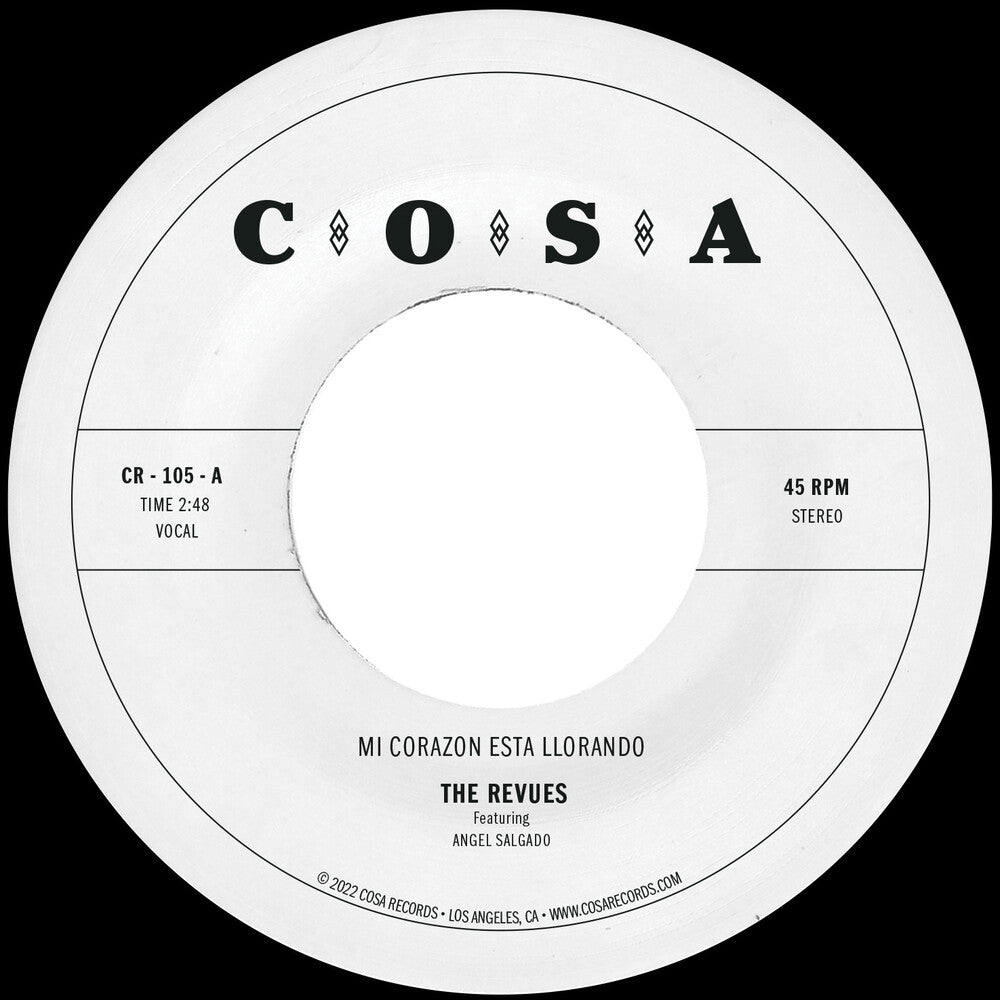 the album cover for Revues - Mi Corazon Esta Llorando