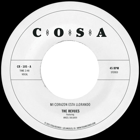 the album cover for Revues - Mi Corazon Esta Llorando