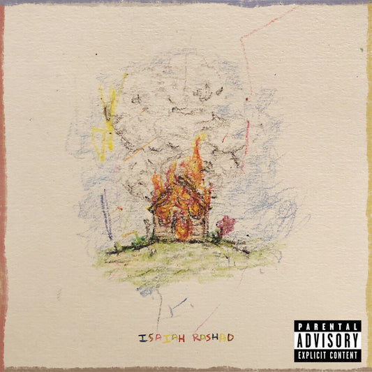 the album cover for Isaiah Rashad - The House Is Burning