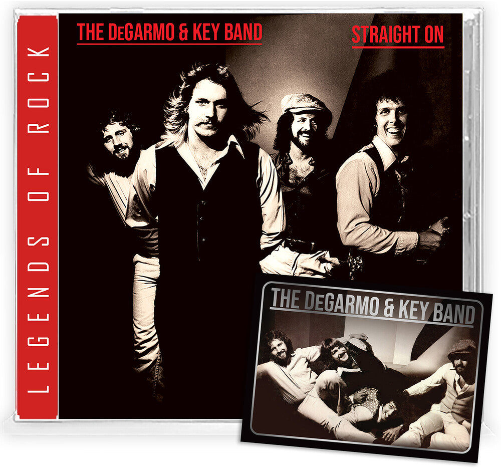 the album cover for DeGarmo & Key - Straight On