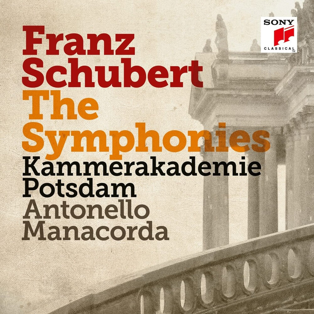 the album cover for Schubert / Manacorda / Kammerakademie Potsdam - Schubert: The Symphonies