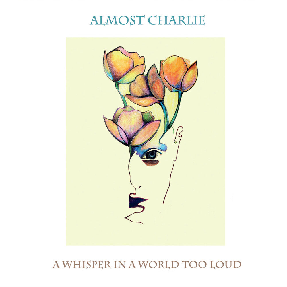 the album cover for Almost Charlie - A Whisper In A World Too Loud