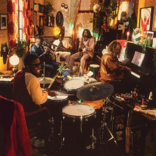 the album cover for Ezra Collective - Where I'm Meant To Be