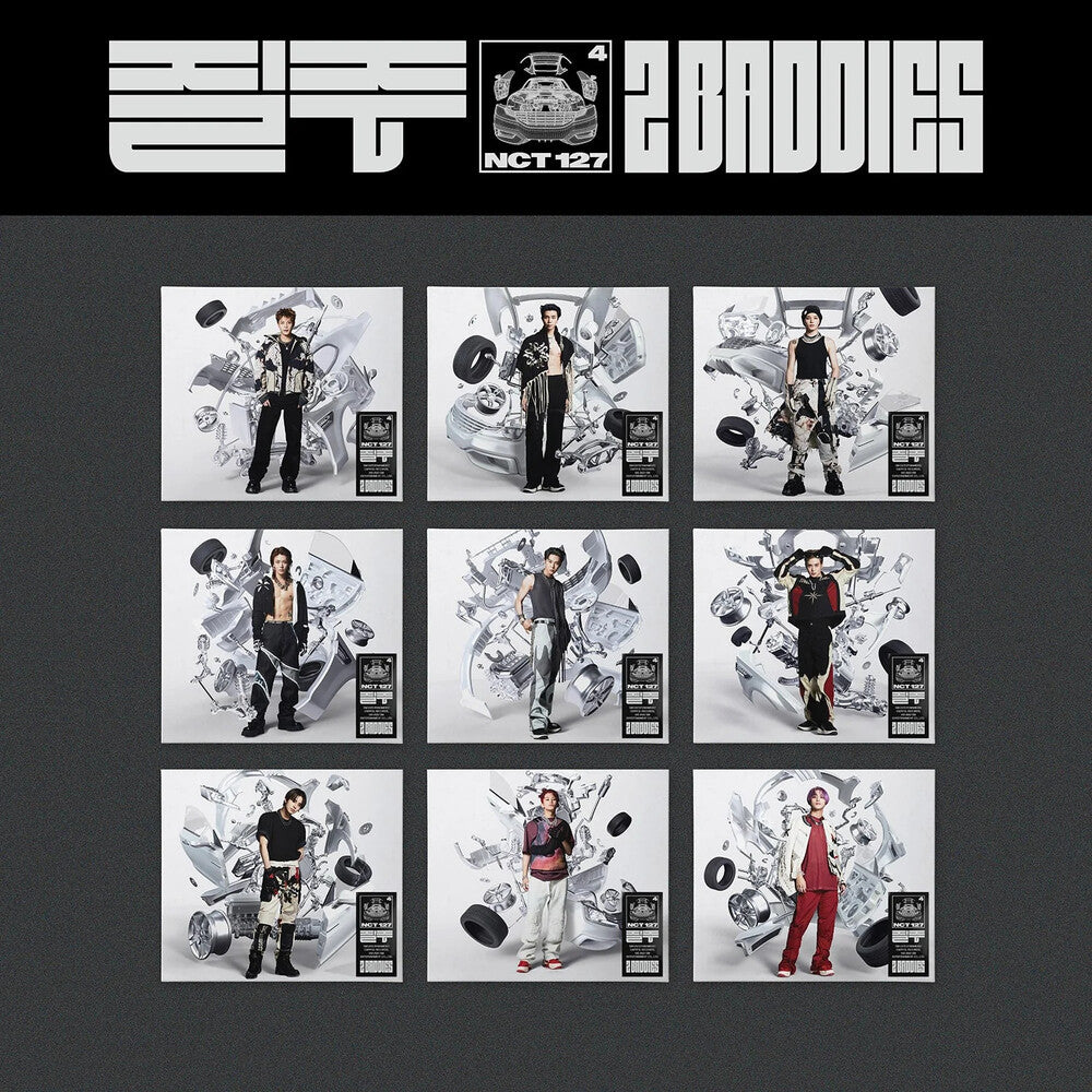the album cover for NCT 127 - The 4th Album '2 Baddies' [Digipack Ver.]