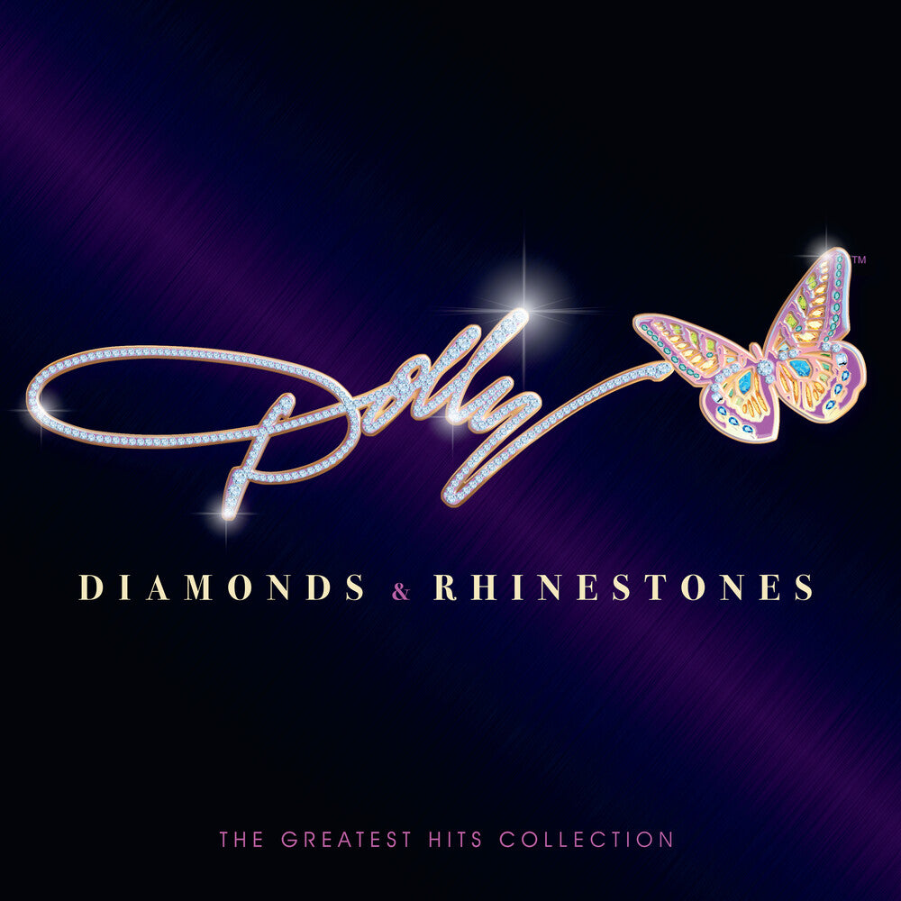 the album cover for Dolly Parton - Diamonds & Rhinestones : The Greatest Hits Collection