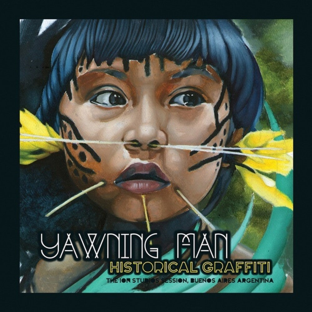 the album cover for Yawning Man - Historical Graffiti